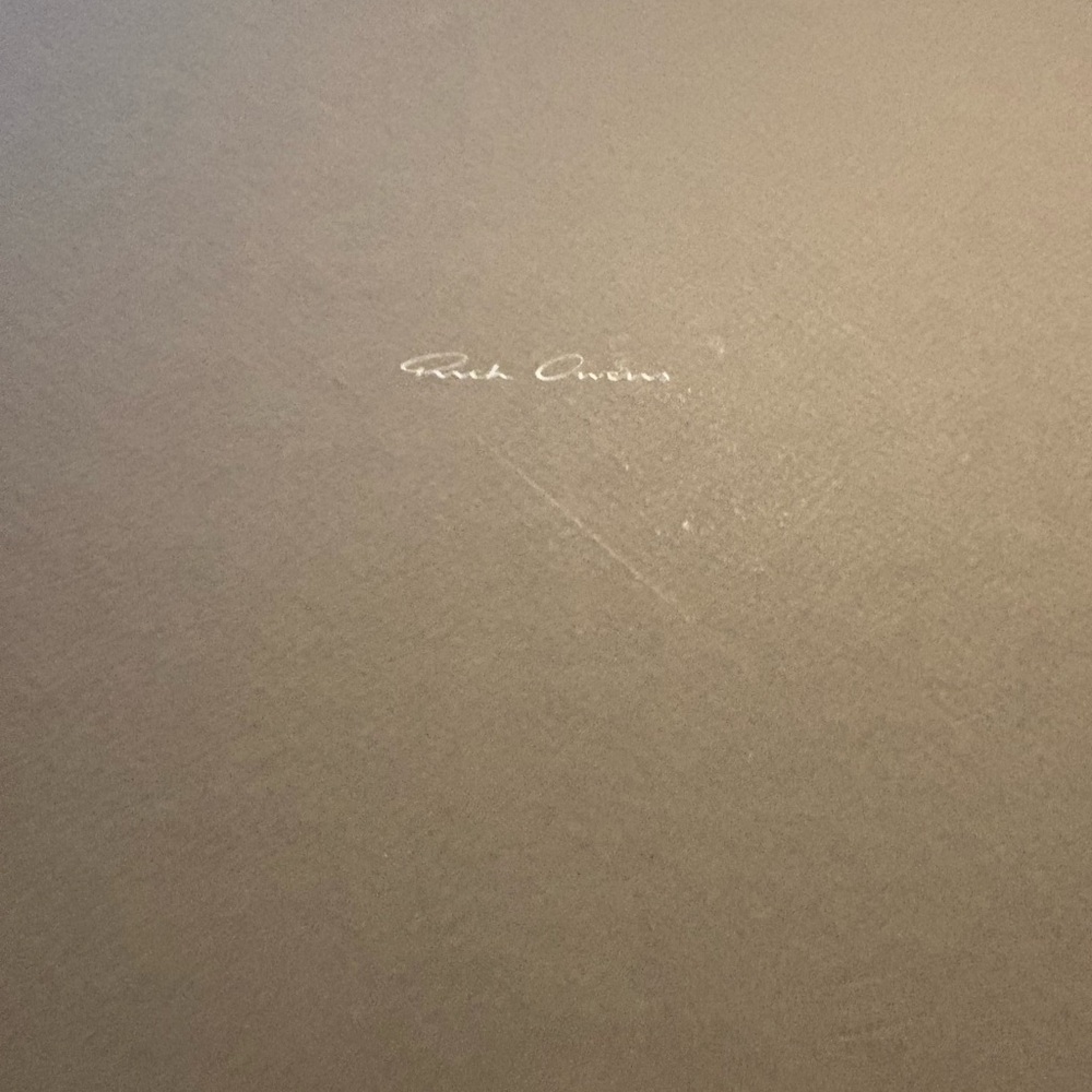 Rick Owens Beige Leather Accessory